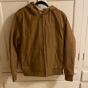 Levi's Men's Brown Hooded Windbreaker